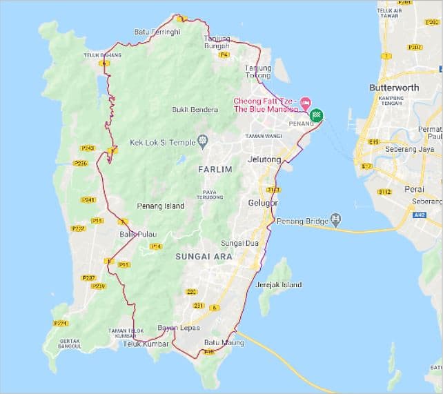 Penang population 2021