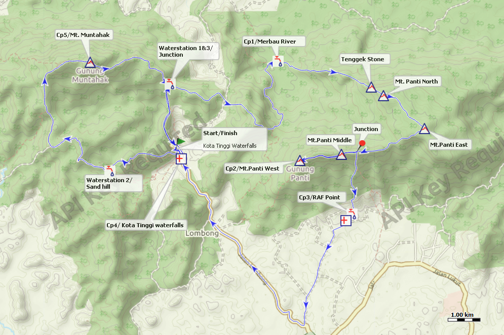 race route image map