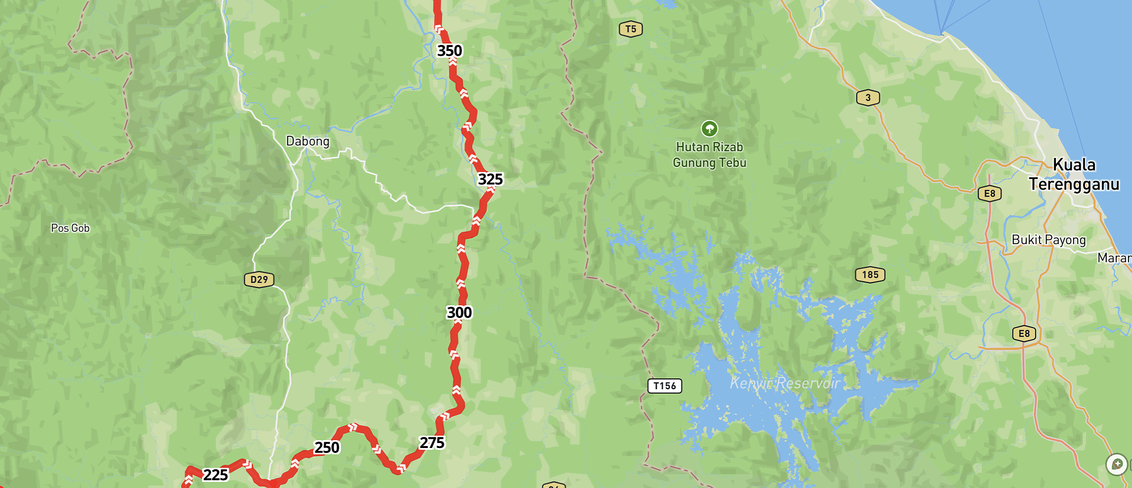 race route image map