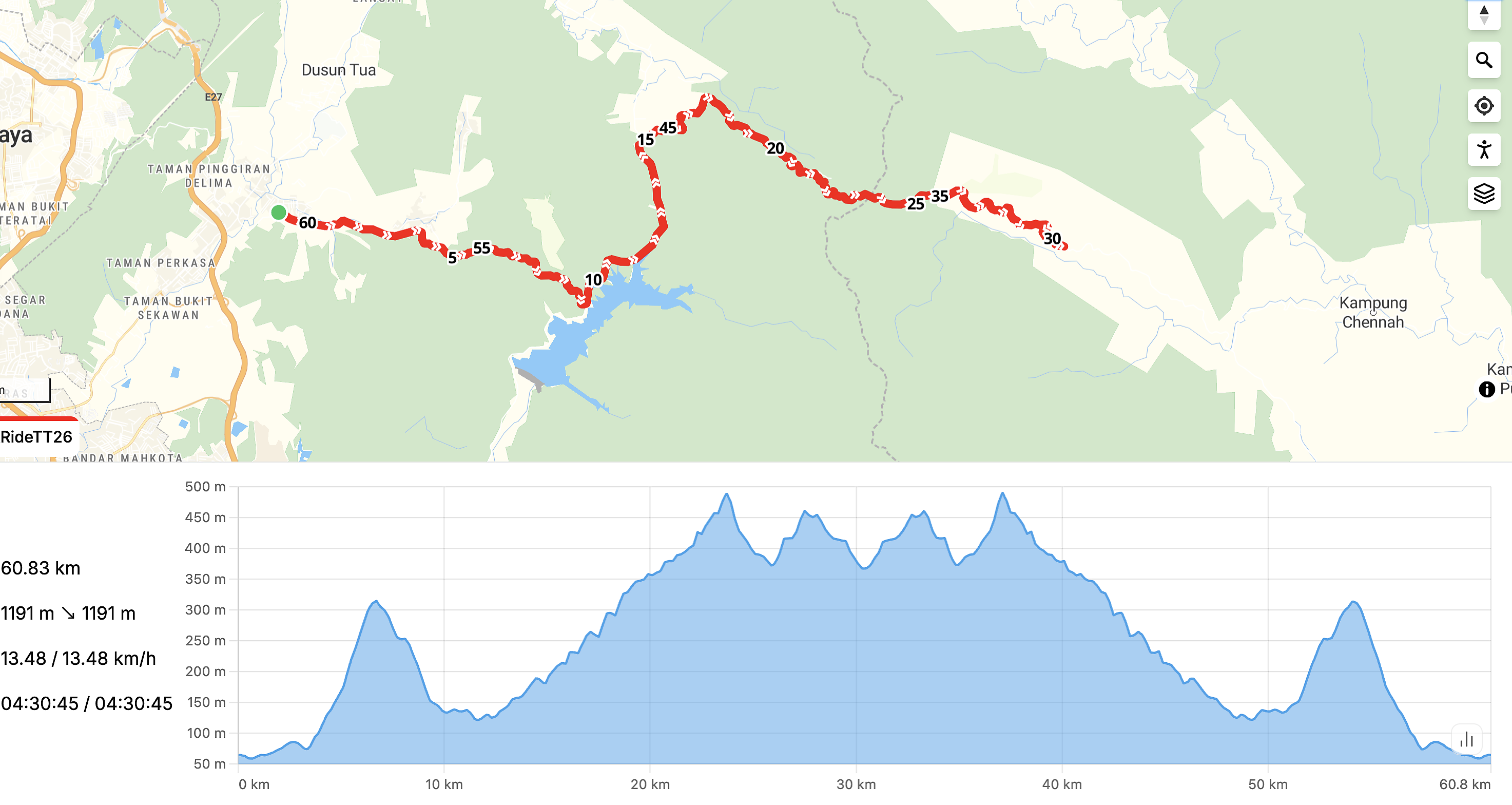 race route image map